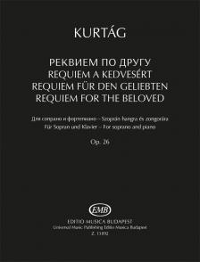 KURTÁG - REQUIEM A KEDVESÉRT OP.26 SZOPRÁN HANGRA ÉS ZONGORÁRA