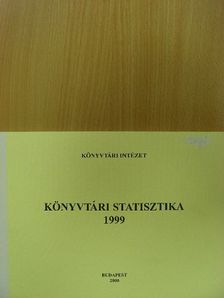 Könyvtári statisztika 1999 [antikvár]