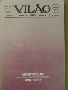 Világ Repertórium 1913-1914 [antikvár]