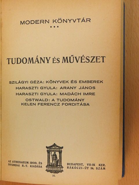 Haraszti Gyula - Tudomány és művészet III. [antikvár]