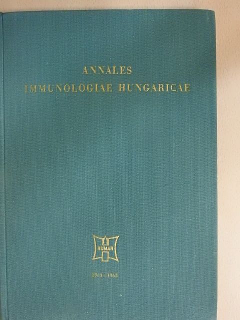 Irén Kiss - Annales Immunologiae Hungaricae VI-VIII. [antikvár]