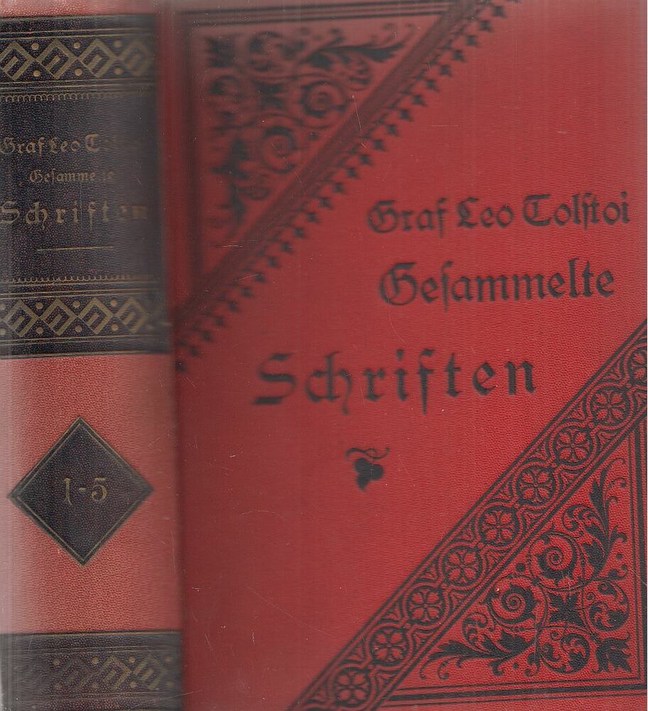 Graf Leo Tolstoi - Gesammelte Schriften 1.-5. Band [antikvár]