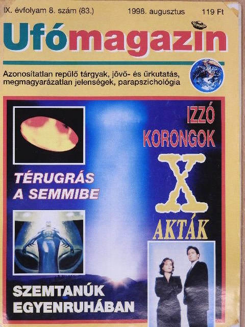 Dr. Szilágyi Mária - Ufómagazin 1998. augusztus [antikvár]