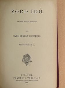 Báró Kemény Zsigmond - Zord idő [antikvár]