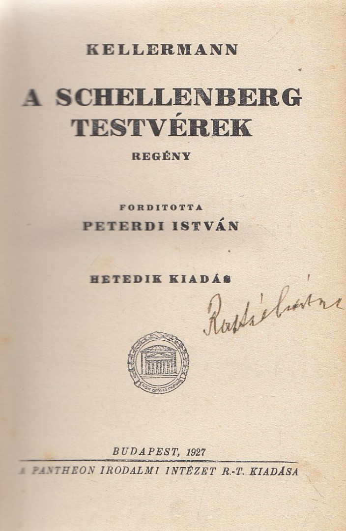 KELLERMANN - A Schellenberg testvérek [antikvár]