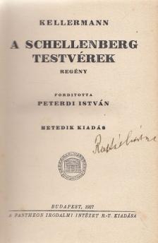 KELLERMANN - A Schellenberg testvérek [antikvár]