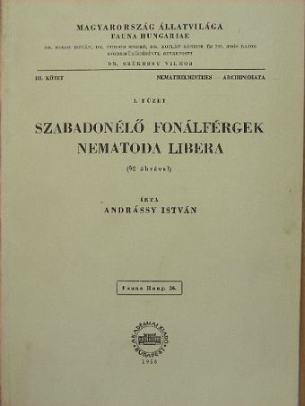 Andrássy István - Szabadonélő fonálférgek [antikvár]