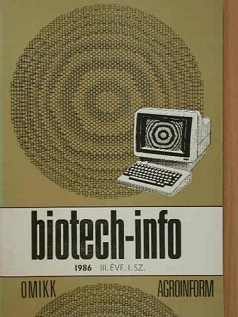 Biotech-info 1986. január [antikvár]