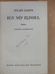 Stuart Cloete - Egy nép elindul [antikvár]