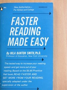 Nila Banton Smith - Faster Reading Made Easy [antikvár]