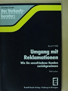 Rolf Leicher - Umgang mit Reklamationen [antikvár]