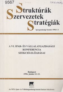 Román Zoltán (szerk.) - Struktúrák, Szervezetek, Stratégiák 1996/1-3 [antikvár]