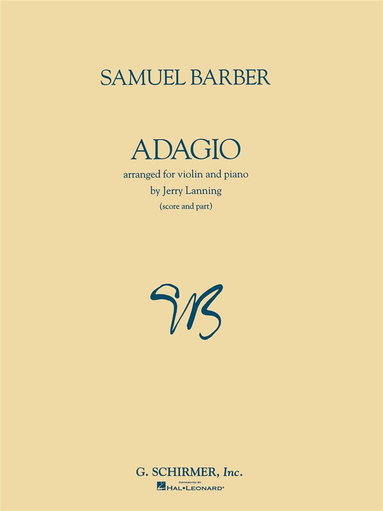 BARBER - ADAGIO OP.11, ARR. FOR VIOLIN AND PIANO BY JERRY LANNING