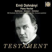 BEETHOVEN, SCHUBERT, DOHNÁNYI - PIANO RECITAL 2CD DOHNÁNYI ERNŐ