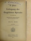 H. Plate - Lehrgang der Englischen Sprache I. (gótbetűs) [antikvár]