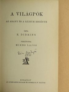 E. Didring - A világpók [antikvár]