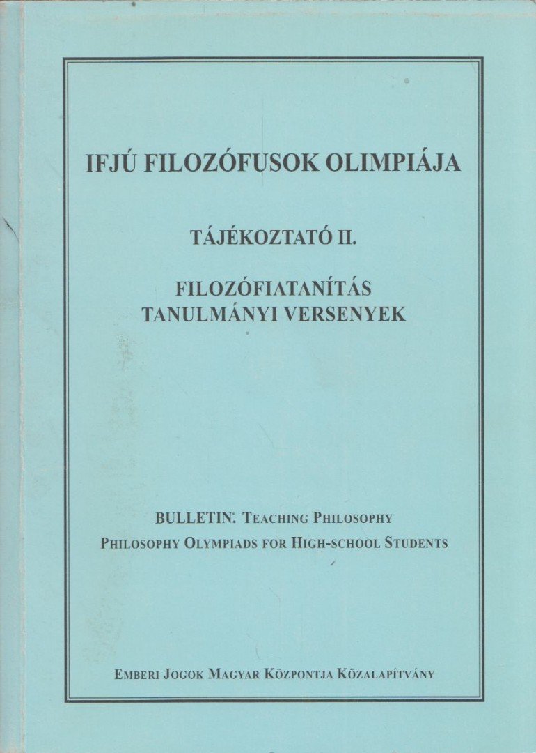 G. Havas Katalin - Filozófiatanítás - Tanulmányi versenyek [antikvár]