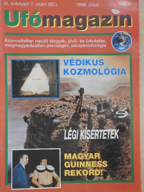 Dr. Szilágyi Mária - Ufómagazin 1998. július [antikvár]