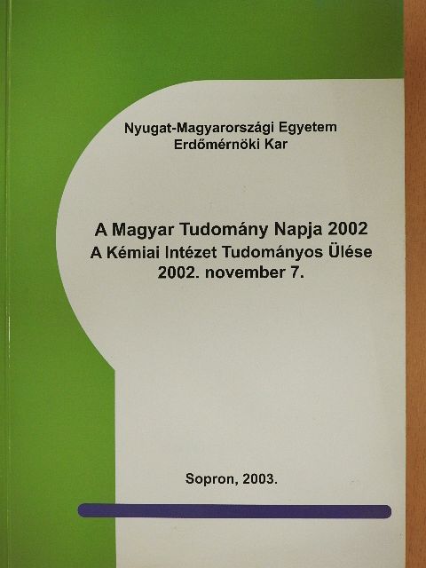 Bulla Miklós - A Magyar Tudomány Napja 2002 [antikvár]