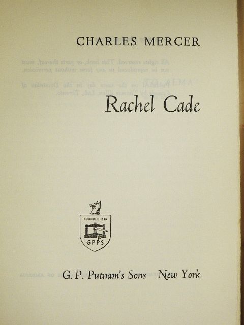 Charles Mercer - Rachel Cade [antikvár]