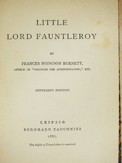 Frances Hodgson Burnett - Little Lord Fauntleroy [antikvár]