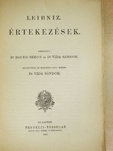 Leibniz - Értekezések [antikvár]