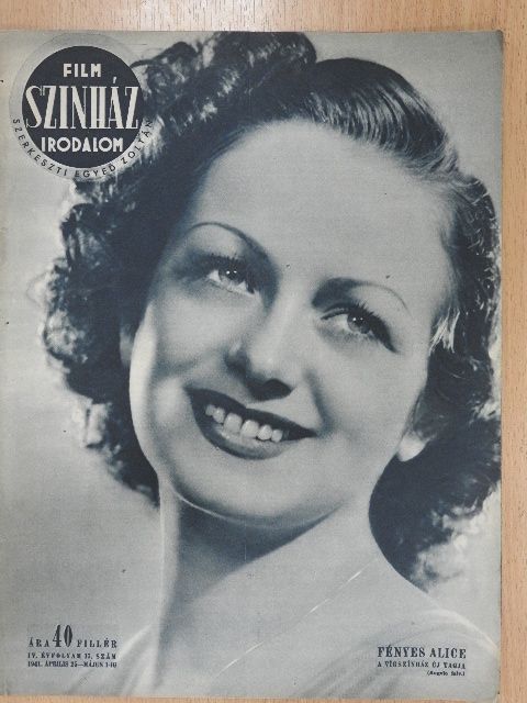 Füsi József - Film-Szinház-Irodalom 1941. április 25-május 1. [antikvár]