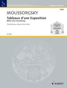 MUSZORGSZKIJ (MOUSSORGSKY) - TABLEAUX D`UNE EXPOSITION TRANSCRIPTION POUR ORGUE DE JEAN GUILLOU