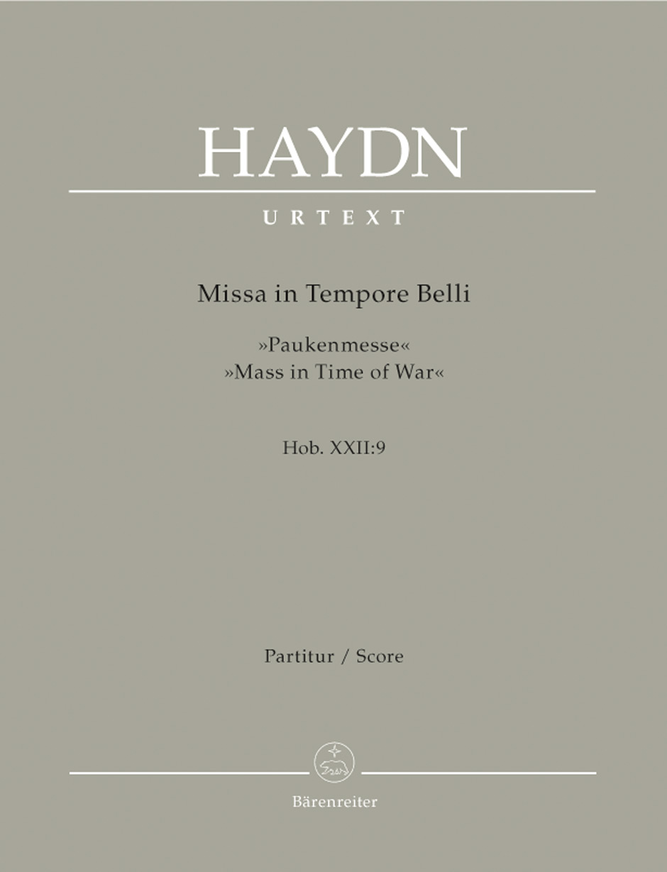 HAYDN JOSEPH - MISSA IN TEMPORE BELLI "PAIKENMESSE" HOB.XXII:9 PARTITUR