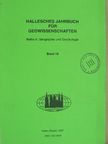 Martin Sauerwein - Hallesches Jahrbuch für Geowissenschaften [antikvár]