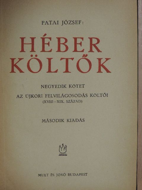 Baum Elemér - Héber költők IV-V. [antikvár]