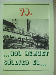 Stoffán György - "...Hol nemzet süllyed el..." (dedikált példány) [antikvár]
