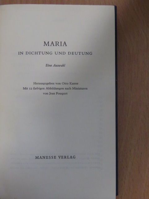 Maria [antikvár]