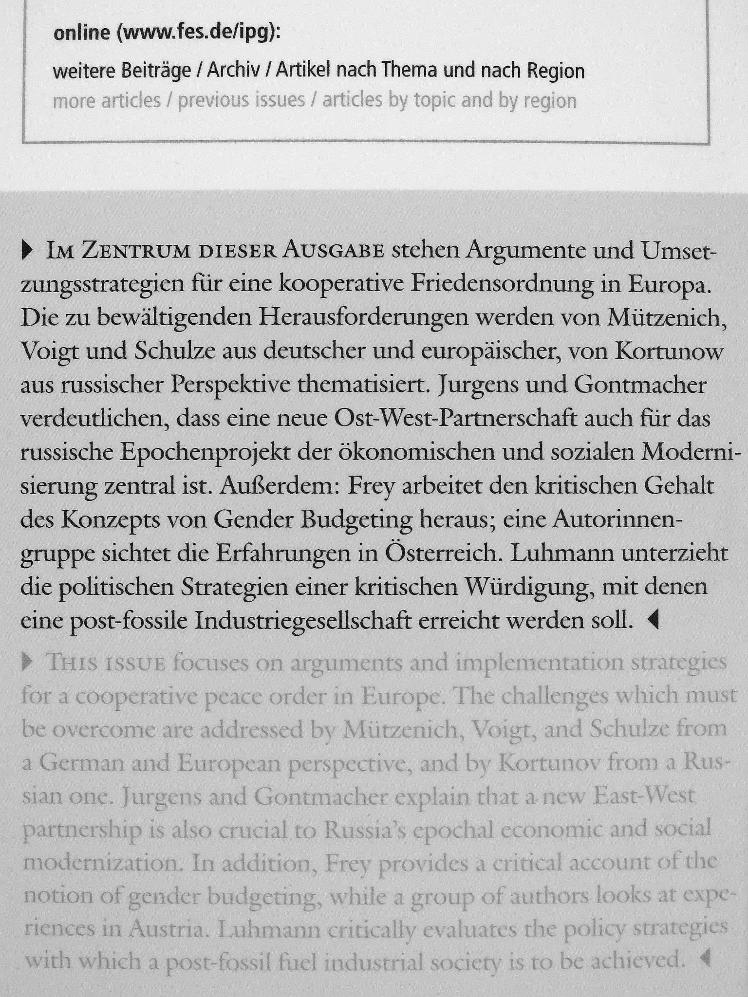Nicole Schaffer - Internationale Politik und Gesellschaft 2/2010 [antikvár]
