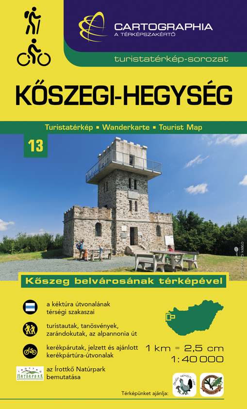 103 - Kőszegi-hegység turistatérkép