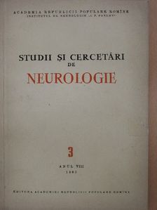 A. Kreindler - Studii si cercetari de Neurologie 3. [antikvár]