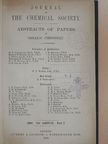 H. E. Armstrong - Journal of the Chemical Society 1900/I. [antikvár]