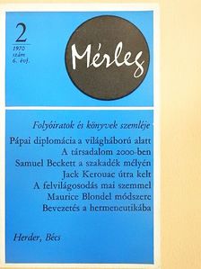 B. Schneider - Mérleg 1970/2. [antikvár]