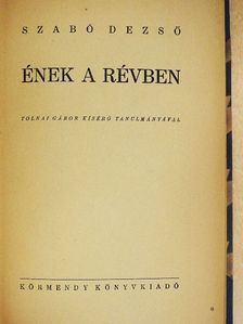Szabó Dezső - Ének a révben [antikvár]
