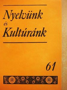 Bognár József - Nyelvünk és Kultúránk 61. [antikvár]