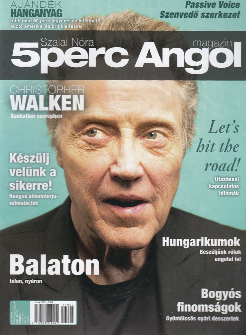 Szalai Nóra (főszerk.) - 5 perc Angol magazin 2014. július [antikvár]