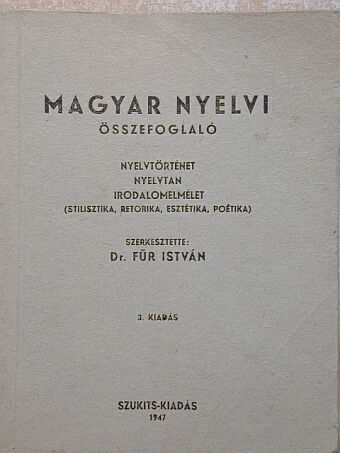 Magyar nyelvi összefoglaló [antikvár]