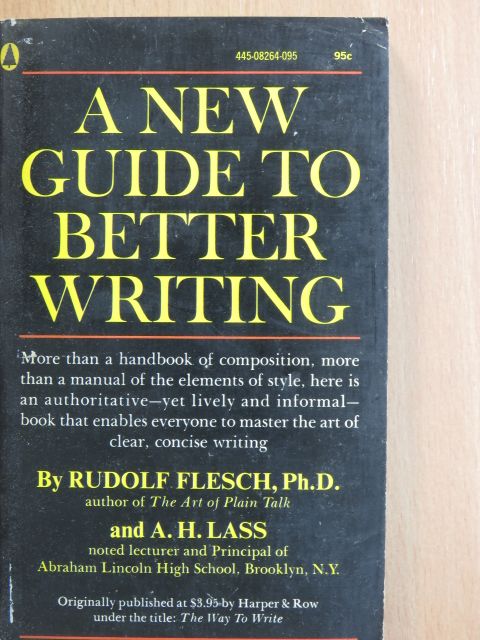 A. H. Lass - A new guide to better writing [antikvár]
