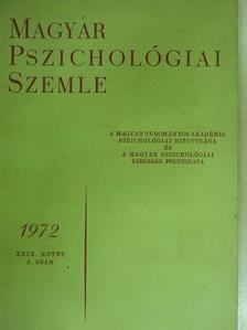 Büky Béla - Magyar Pszichológiai Szemle 1972/2. [antikvár]