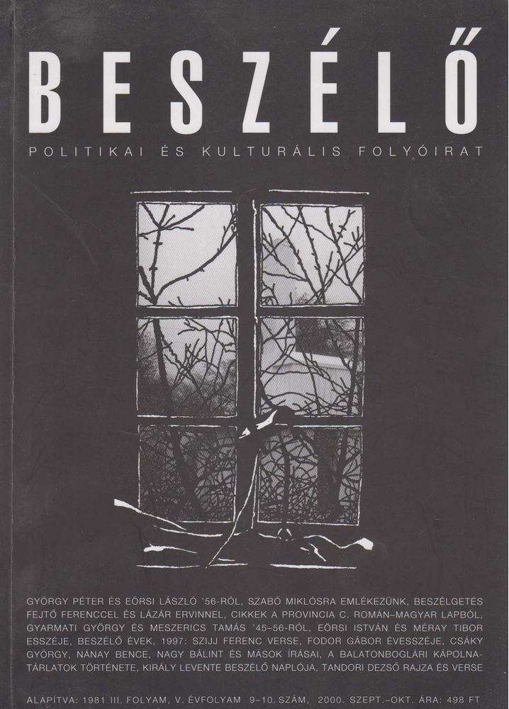 Kiss Ilona - Beszélő 2000. szeptember-október 9-10. szám [antikvár]