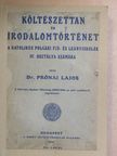 Dr. Prónai Lajos - Költészettan és irodalomtörténet [antikvár]