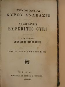 Xenofón - Xenophontis Expeditio Cyri (rossz állapotú) [antikvár]