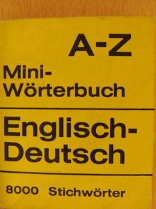 Englisch-Deutsch A-Z Mini-Wörterbuch (minikönyv) [antikvár]