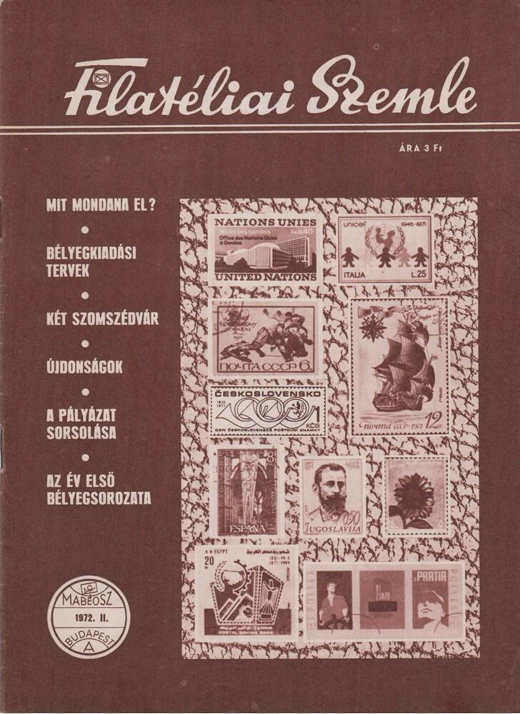 FILYÓ MIHÁLY - Filatéliai Szemle 1972. II. [antikvár]