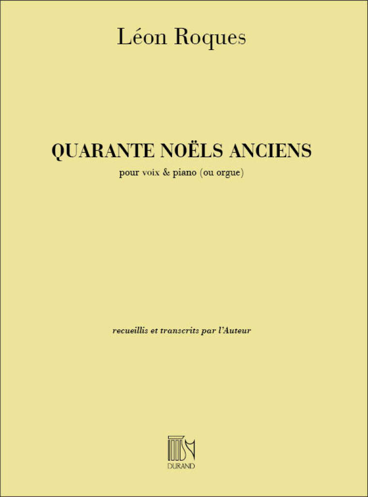 ROQUES, LEON - 40 NOELS ANCIENS